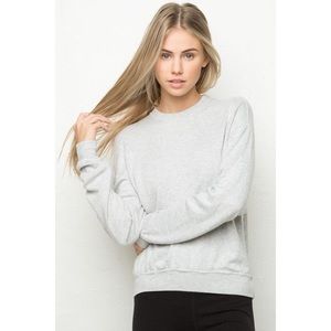 Brandy Melville grey orlena sweatshirt